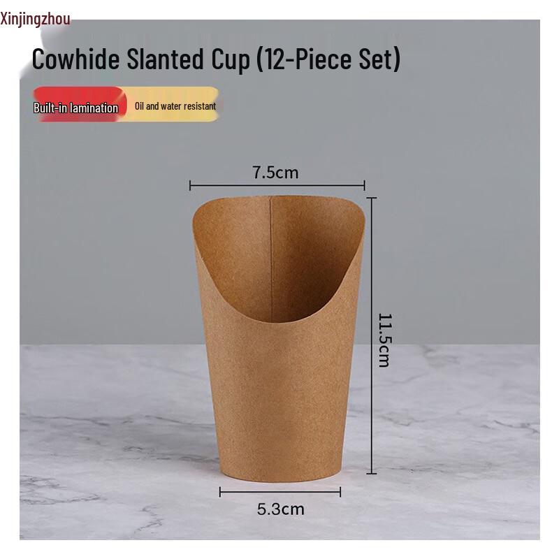 Disposable Slanted Snack Cups