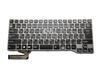 [IDVL] Fujitsu FMV LIFEBOOK E544J, E733G, E734, E736, E743G, E744, E746 Japanese Keyboard for Laptops with Silver Frame