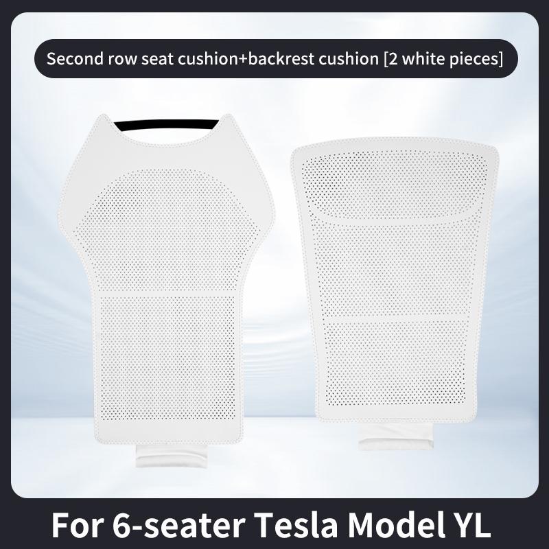 For 6-Seater Tesla Model YL Car Seat Cushion, Model Y L Front and Rear Seat Cushion, Seat Back Cushion, Seat Protection Cushion