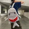Schultasche Koreanische Version von Kindern niedlich hässlich niedlich Hai Schultertasche Mittelschulmädchen Reise schräg über den Körpertasche kleiner Junge draußen trendig