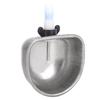 Plastic Pet Drinking Bowl Silver Pet Waterer Accessories Pet Water Bowl  Small Animal Housing