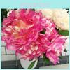 Oversized Silk Peony Flowers With Artificial Blooms For Decorations Wedding