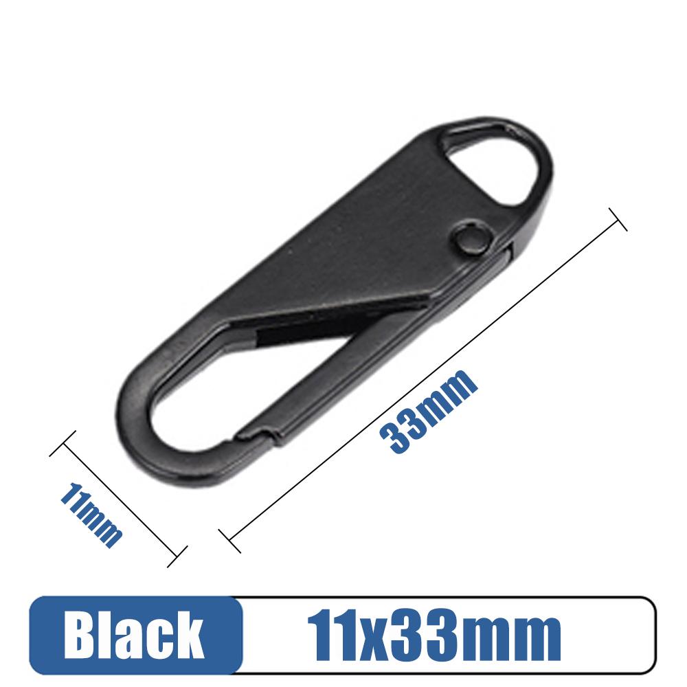 5/10/20 Pcs Fashion Universal Zipper Puller Slider Instant Sewing Zippers Head Repair Kit Replacement Broken Buckle Bag Suitcase