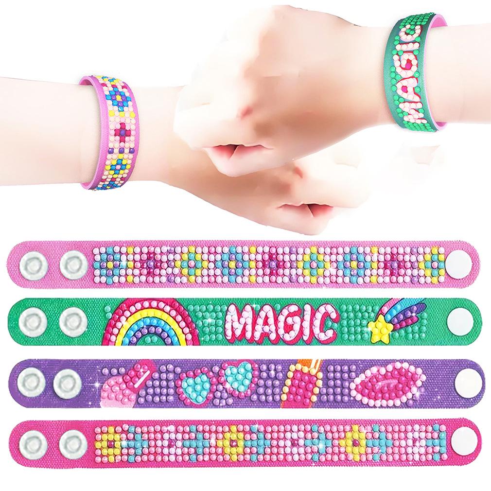 

2-Pack EVA 5D Diamond Painting DIY Children s Bracelet Kit