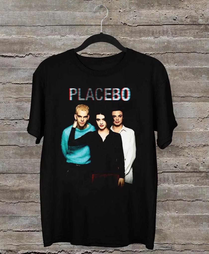 NOVÉ Placebo Člen Kapely Krátký Rukáv Černá Všechny Velikosti Košile AL70