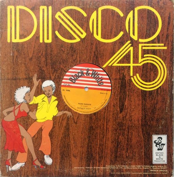 

12-дюймовая пластинка HORACE ANDY Pure Rankin DSR9101 ЧЕРНО-БЕЛЫЙ Ямайка Стойка Другое Использованное