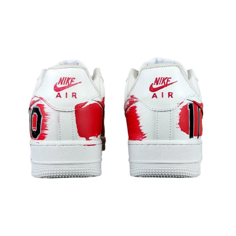 Nike Air Force 1 Low Air Force 1 Low top Skateboard Shoes Men's White Red CW2288-111(team5-)