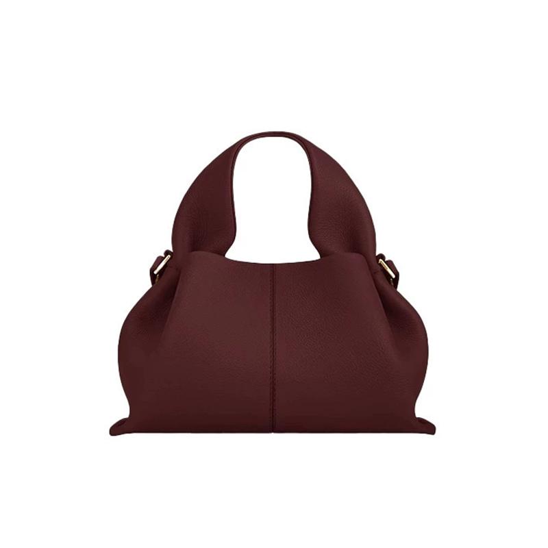 Trendy Wolkenleer Hobo Schoudertas voor Dames Mode Knödel Crossbody Portemonnee Dames Handtas