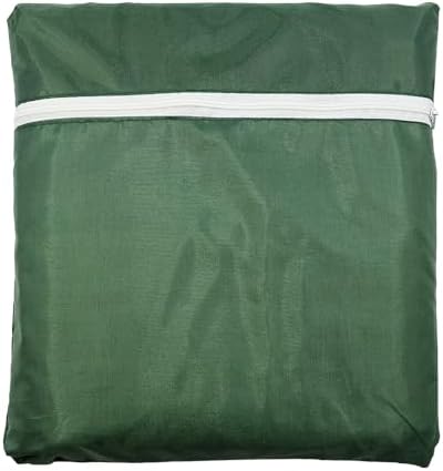 ZONADAH 3-Seater Garden Bench Cover 134x66x89cm Waterproof UV Resistant 210D Green Outdoor Patio Furniture Protector