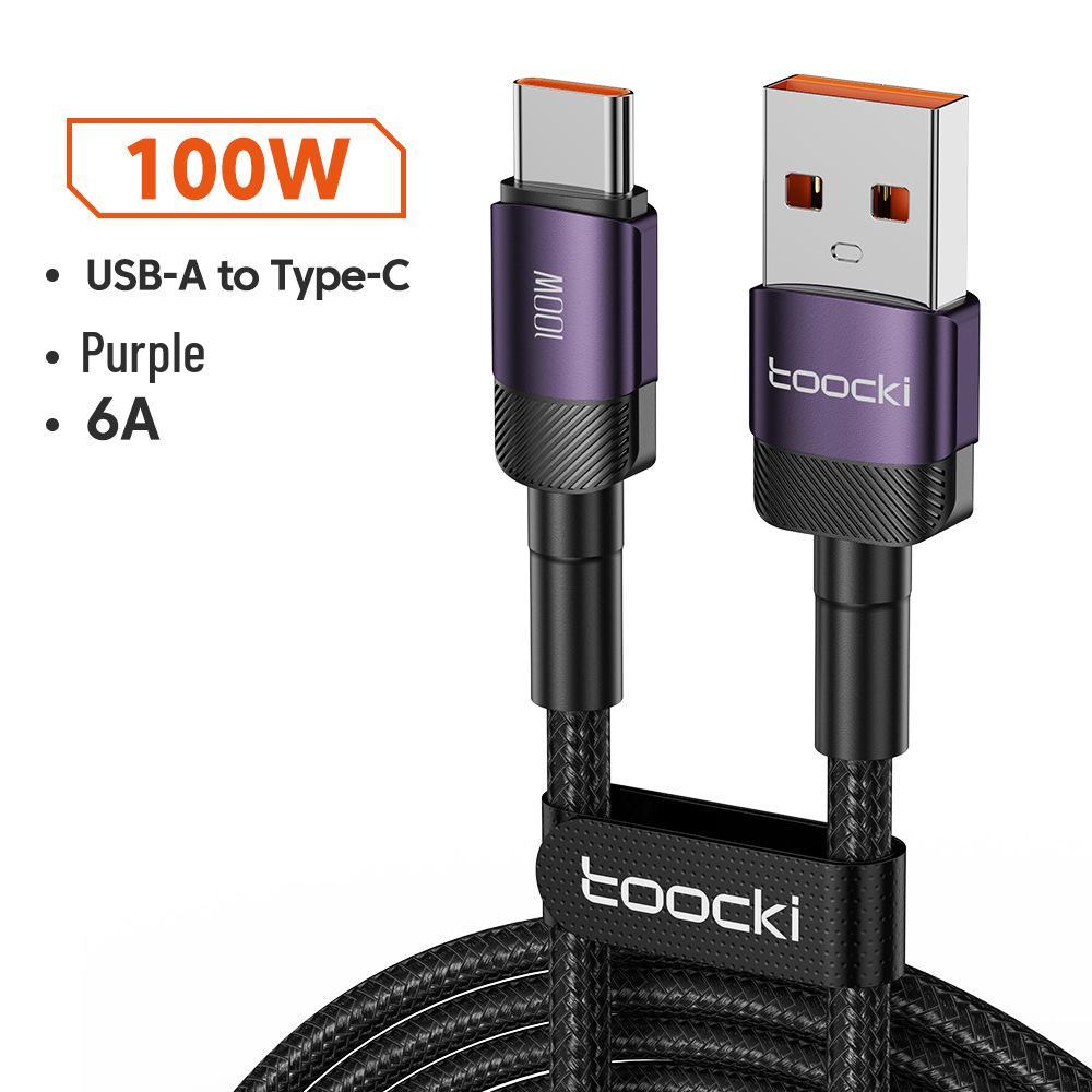 Toocki Haoyue 6A Fast Charging Cable for Apple, Huawei, Android Phones