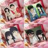 KKimi Ni TTodoke Anime Kissenbezug Anti-Milben Kissenhülle Unsichtbarer Reißverschluss seidiger kurzer Plüsch Sofakissenbezug