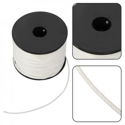 1/8 Zoll Nylonseil 500 Fuß Spule 100% Nylon Vollgeflechtseil Färbbar Weiß