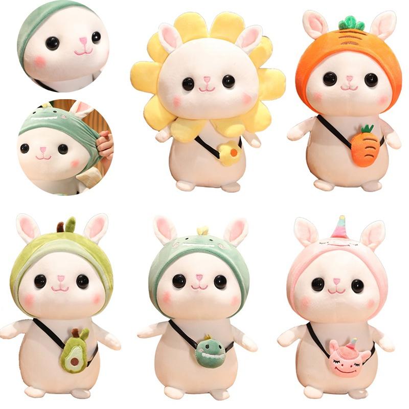 8/15.7in Rabbit Plush Toys | Soft Stuffed Animal Dolls | Kids Gift
