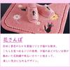 Senko Delivery Service Hana Walk Toilet Mat 58 X 60cm Pink Character Jiji Cat Ghibli 12765 SenkoDesignStudio(S.D.S) Kiki's Approx.