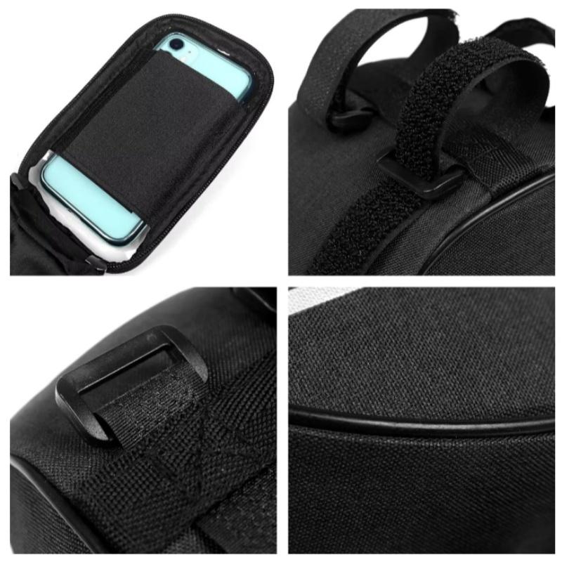 Waterproof Bike Bag Front Head Tube Handlebar Mount Bag Case Holder Touch Screen Cycling Bags Mobile Phone Bicycle Accessories