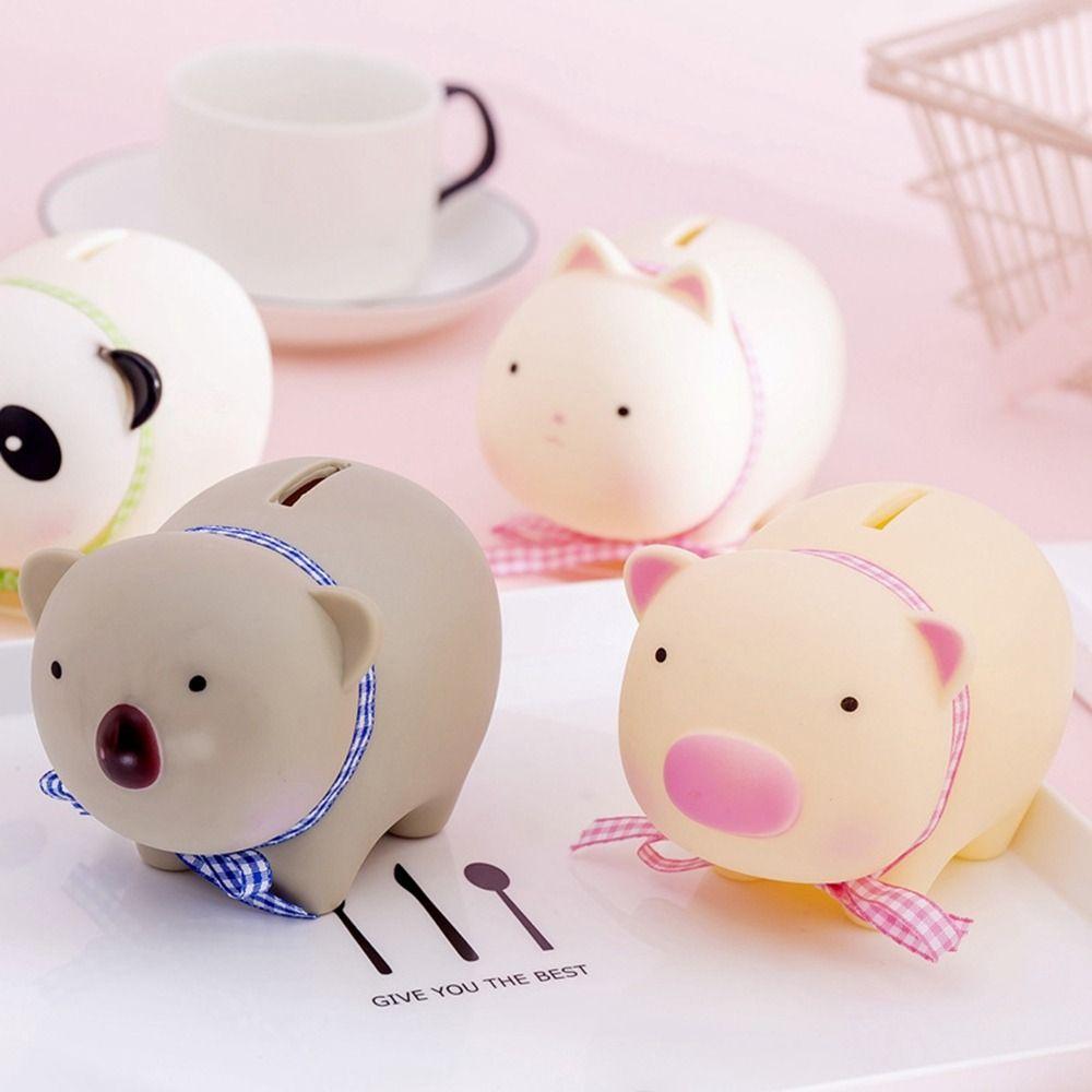 Rabbit Home Decor Eye-catching Anti-breaking Coins Boxes Kids Toys Piggy Bank Money Saving Box