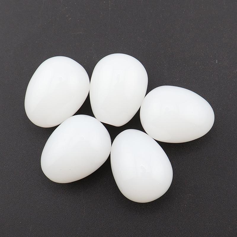 Easter Colored 2cm Natural Gemstone Crystal Eggs: Small Raw Stone Display Pieces