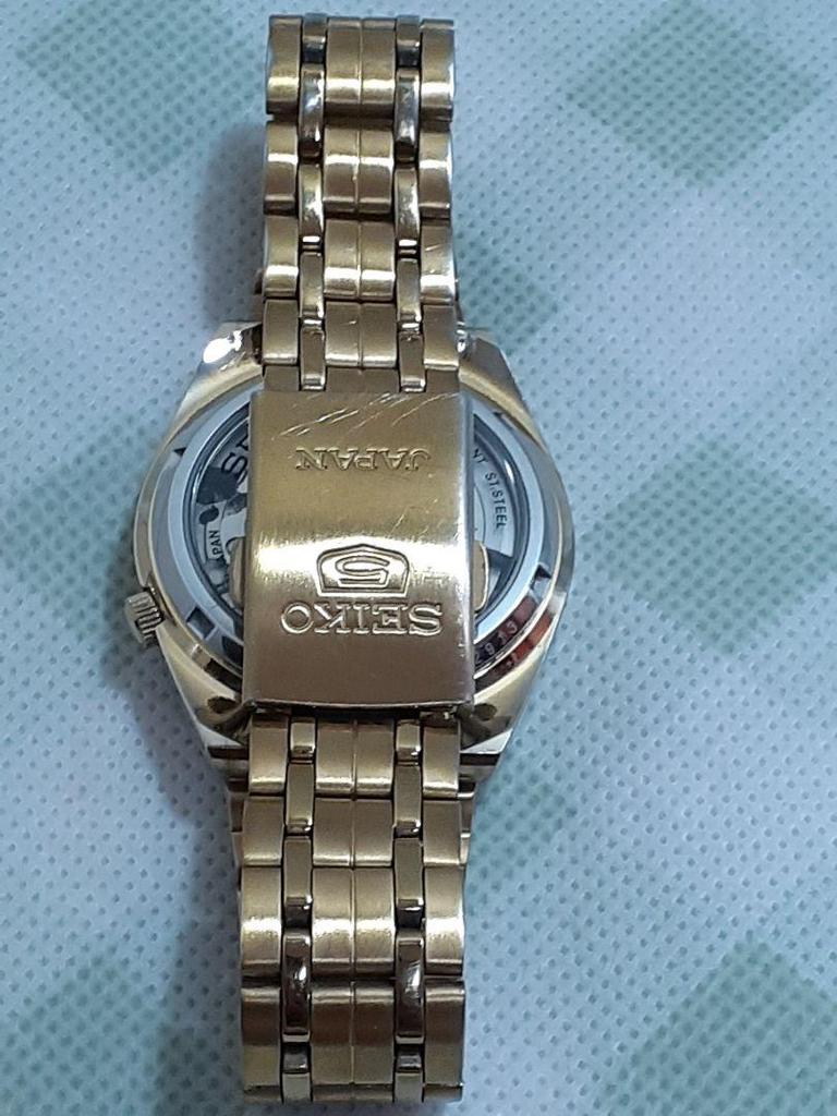 [USED] SEIKO Automatic Watch Gold Black Dial