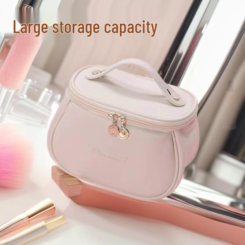 

Водонепроникна ручна косметичка великої місткості - Портативне зберігання косметики Classic Black