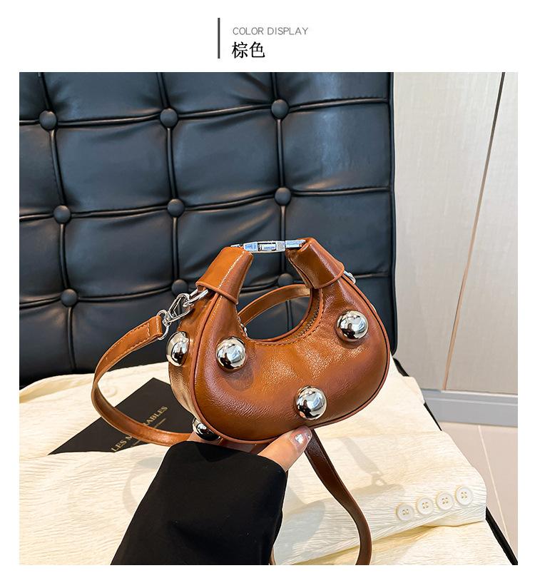 

Fashion bag women s retro personality shoulder messenger bag mini handbag bag коричневый