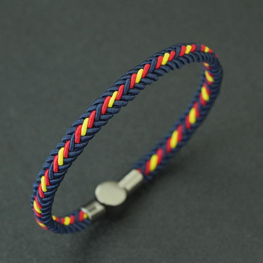 Einzigartiges Ethnische Schnur-Armband Unisex Handgemacht Geflochten Glücksfaden Distanz Anziehen Paar Armband Freizeit Zubehör Pulseria