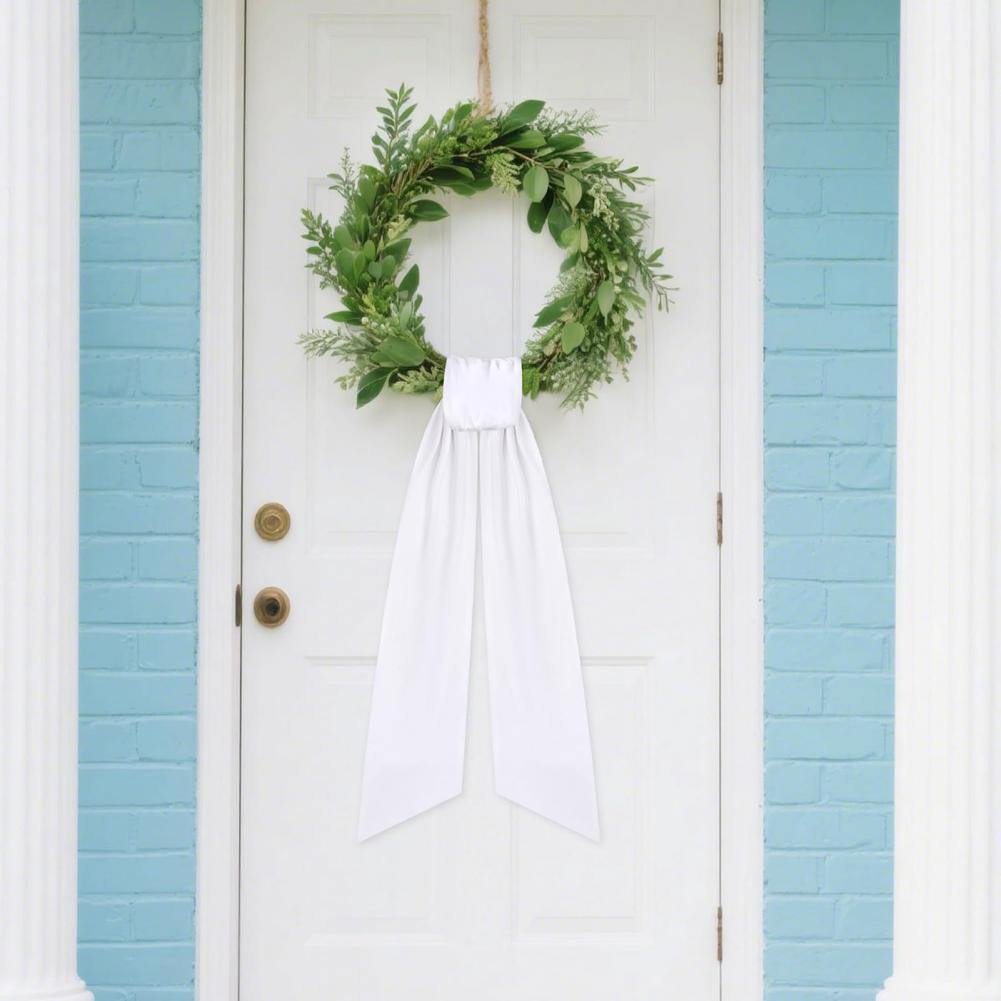 Wreath Decoration Elegant Sash for Festive Wreaths Christmas Velvet Wreath Sash Set for Front Door Decor Wedding Party for Diy
