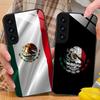 Mexico Flag Mobile Cell Phone Case for Samsung Galaxy S26 S25 S24 S23 S22 S21 S20 Note20 Plus FE Ultra Glass Colorful Cover