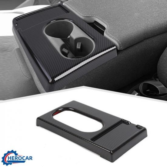 Console Cup Holder Cover Trims Shell Decor For Ford F150/F250/F350/F450 -25