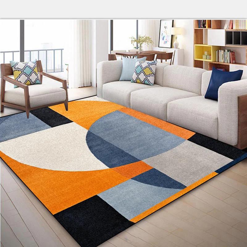 European Geometric Carpet for Living Room Large Area Decoration Modern Home Bedroom Rug Soft Non-slip 200x300 Lounge Sofa Mat