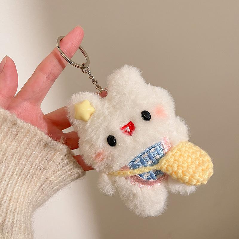 Plush Doll Pendant Girl Doll Backpack Keychain