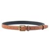 Lychee Pattern Head Layer Genuine Leather Women's Belt Cowhide with Casual Pants Spring and Summer Belt Leather