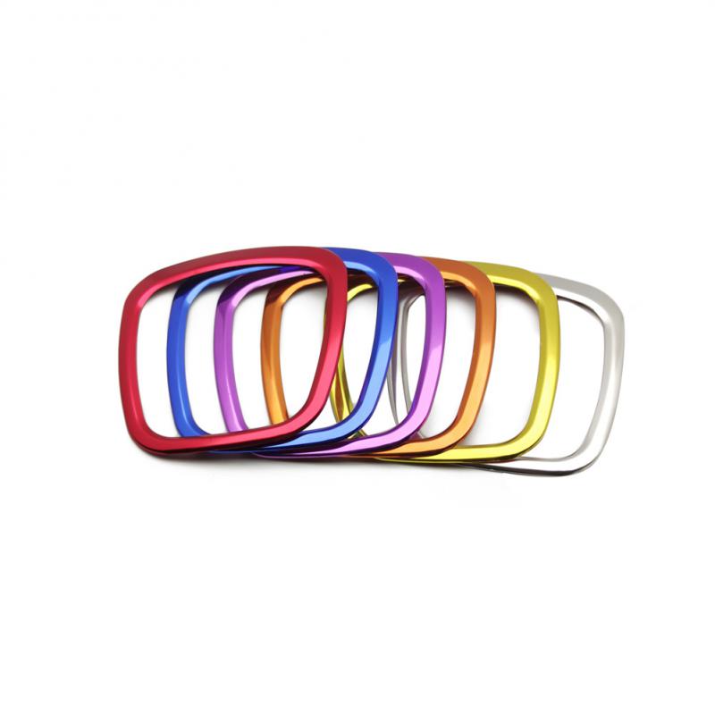 Car Steering Wheel Center Logo Frame Emblem Trim Decor Ring Decal For A3 8P S3 A4 B6 B7 B8 A5 A6 C6 Q7 Q5 Metal 3D Styling