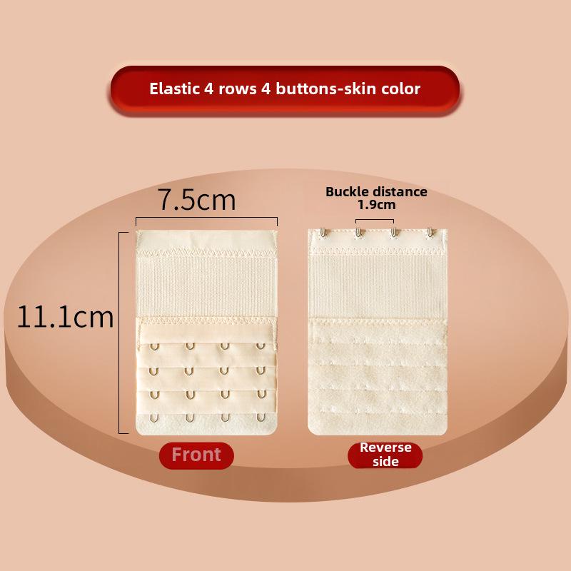 Extensie elastică pentru sutien cu cataramă din oțel inoxidabil - 2x3, 3x3, 4x4 rânduri