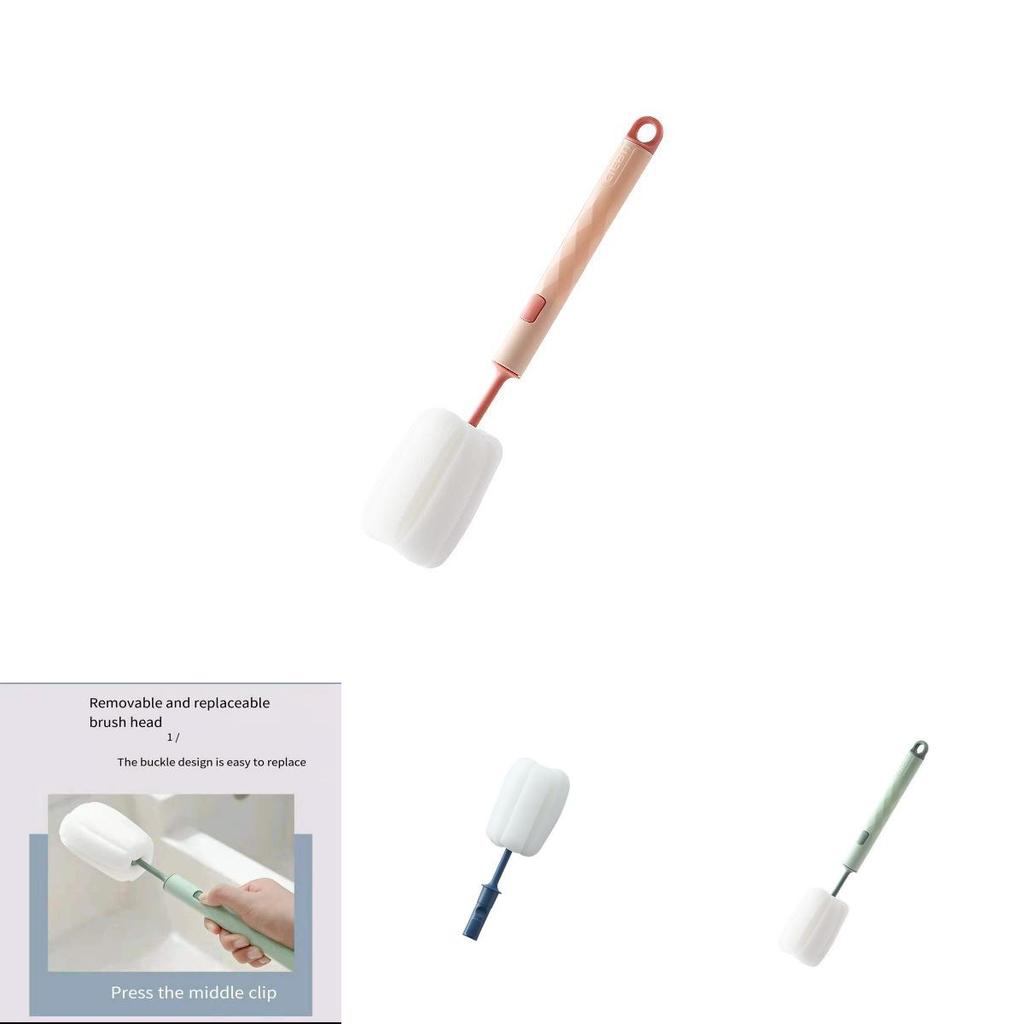 High-quality Long Handle Sponge Cleaning Brush For Mugs And Bottles Easy To Store