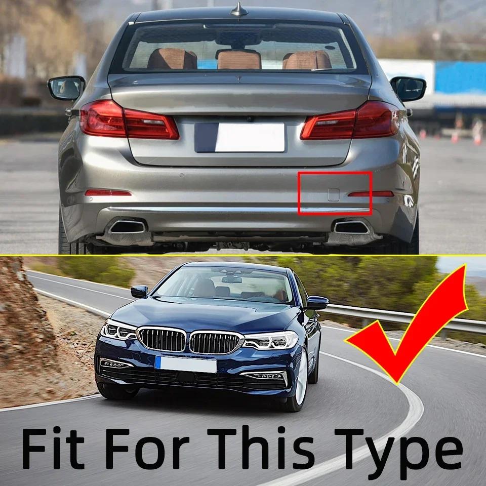 Auto Rear Bumper Tow Hook Eye Cover For Bmw 5 2017 2018 2019 G30 G38 518 520 525 530 535 540#51127475589 Hauling Trailer Cap Lid