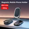 Mini Support Magnétique de Téléphone de Voiture Rotatif Pliable Aimant Smartphone Mobile Support Cellulaire GPS Pour iPhone Xiaomi Huawei Samsung LG