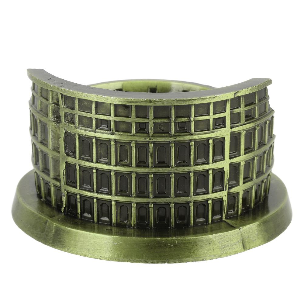 Alloy Miniature Colosseum Statue Desktop Display Colosseum Arts Craft Home Decoration