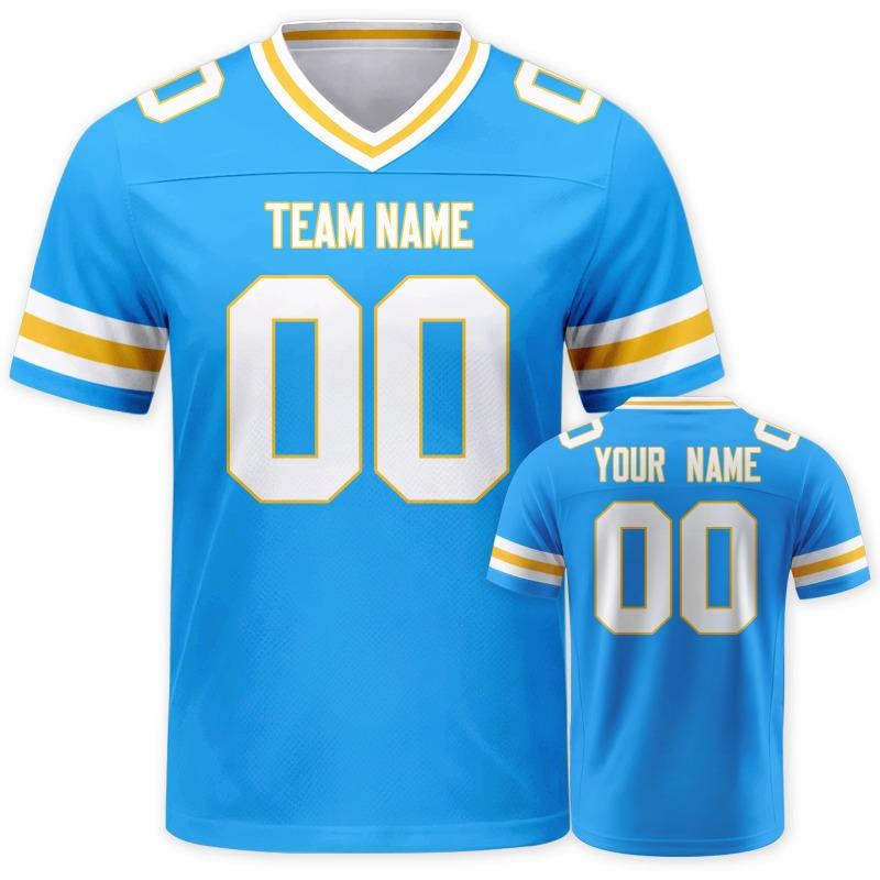 Personalized Green American Football Shirt, Custom Football Jersey with Team Name Number, Game Day Gift for Men Women Kids