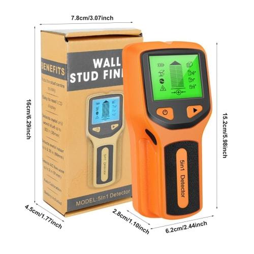 Stud Finder Wall Scanner, Multifunctional Beam Finder, Wood Stud Finder, Deep Scan Stud Finder, LCD Display Wall Detector, Wall Scanner for Floors, Ce