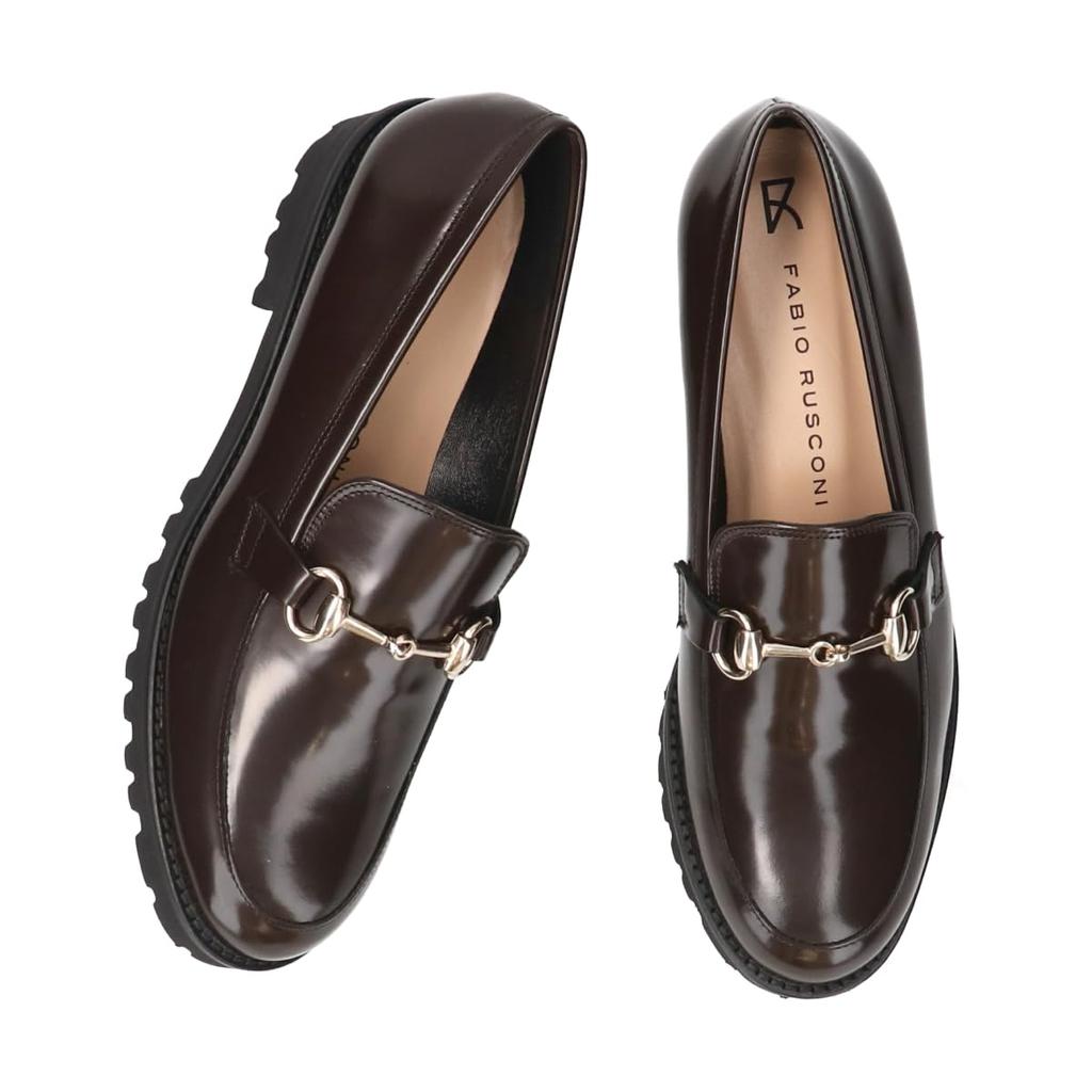 Loafer EVA Tank Sole Bit Loafer F31607 Brown Cm [Fabiorsconi] Women's 22.5