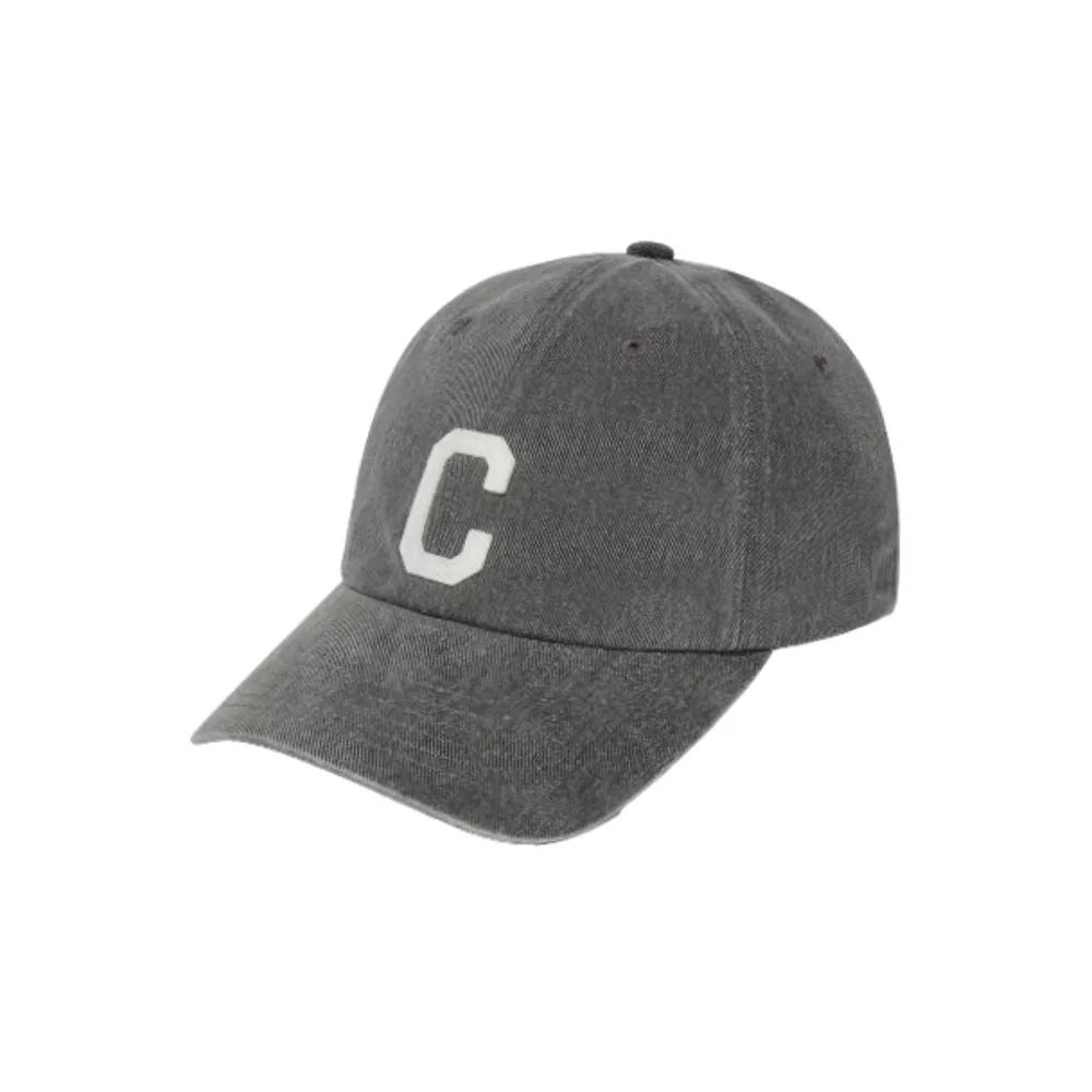 Ball Cap C Logo Cozy Fit Washed Dark Gray 319598 F