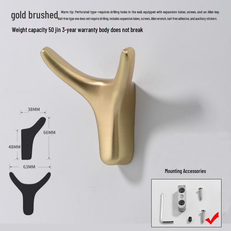 Modern Nordic Antler Wall-Mounted Coat Hook