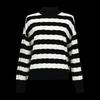 Shetu Women's Winter Striped Pullover Sweater