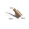 6mm 8mm Car Air Pump Chuck Clip Tyre Wheel Tire Brass Air Chuck Inflator Pump Valve Clip Clamp Connector Adapter Accessories 1Pc