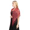 Sequins Sequins Tassel Shawls Tassels Belly Dancing Scarf Triangle Shawl  Banquet Evening Dresses