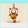 Adorable Mignon Petit Raton Laveur Peluche Porte-clés Animal en Peluche Doux Breloque de Sac