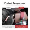 AAMA1 Hidden Car Back Seat Hook Headrest Suede Soft Hanging Hook For Citroen Jumper Celysee Cactus Picasso Aircross Saxo Grand