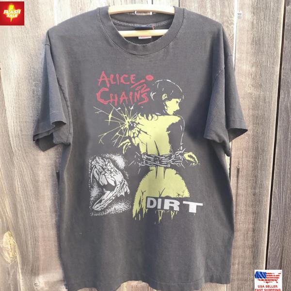 

HOT! Alice In Chains Dirt Graphic Retro Unisex Charcoal T-shirt Size S-5XL Unisex T-Shirt M