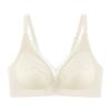 Wireless Push Up Bra Sexy Back Support Lace Trim Breathable Comfort Underwear