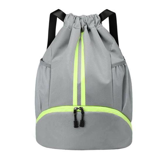 Αθλητική Τσάντα Γυμναστηρίου με Κορδόνι Σύσφιξης Μεγάλης Χωρητικότητας Τσάντα Ποδοσφαίρου Ρυθμιζόμενο Αθλητικό Σακίδιο Πλάτης με Θήκη για Μπάλα και Παπούτσια Αδιάβροχη Τσάντα Ντάφελ από Ύφασμα Oxford